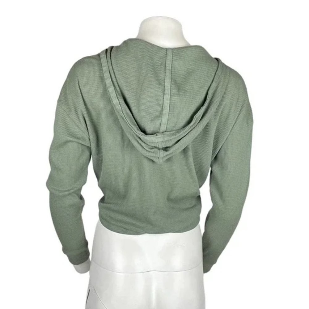 Fashion Nova Olive Waffle Knit Hoodie Jogger Set Small - Picture 7 of 10